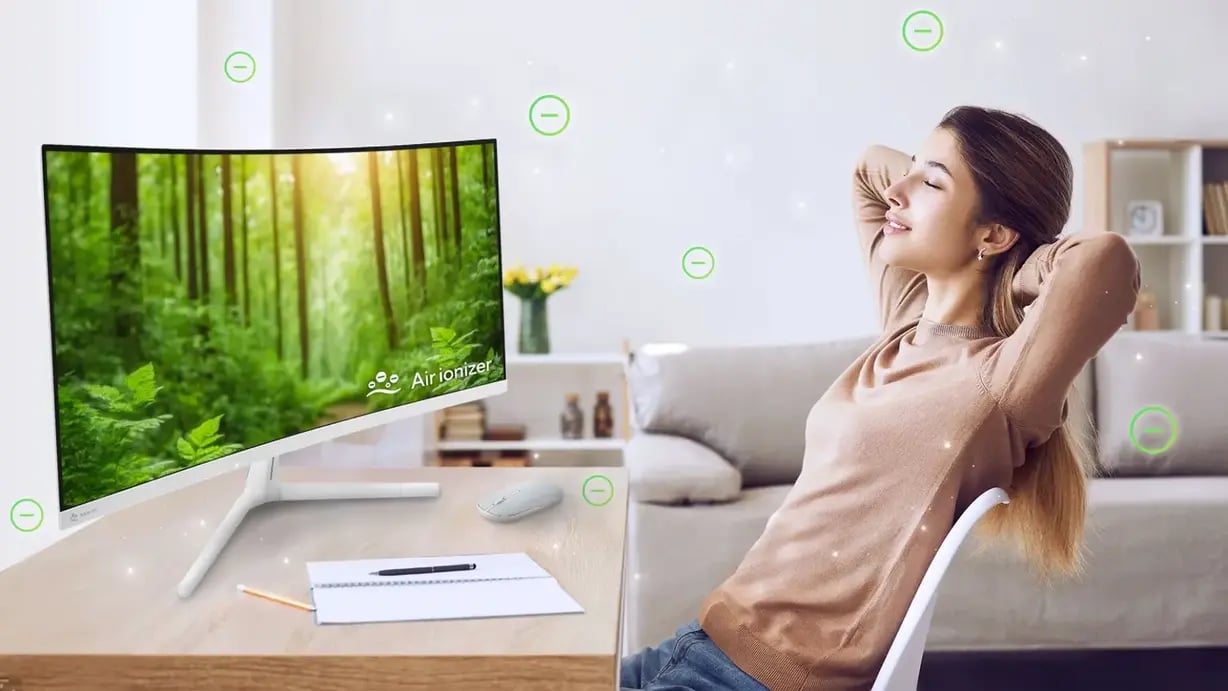 ASUS Introduces VU Air Ionizer Series Monitors with Air Purification Function