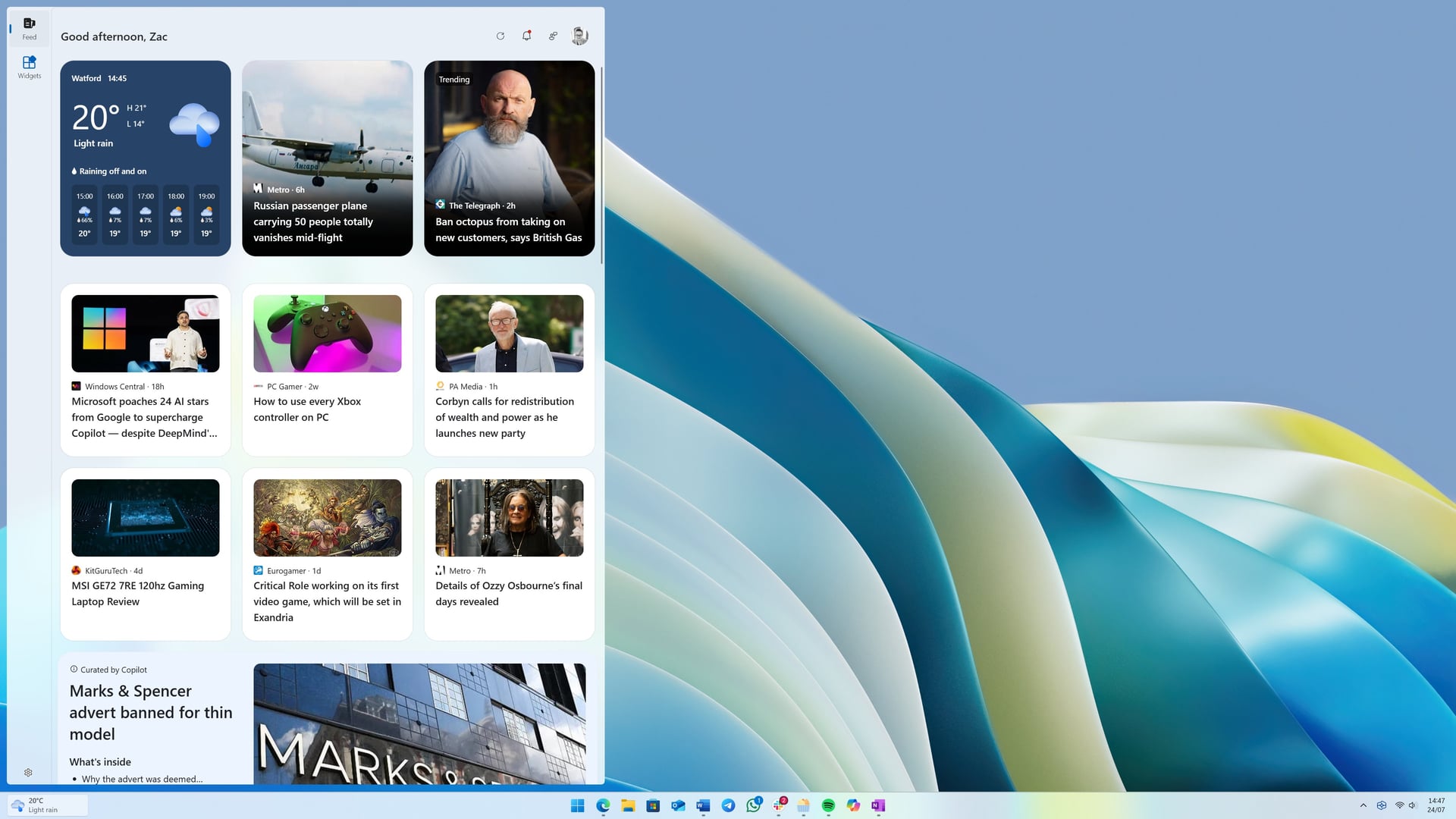 Microsoft Tests Redesigned Widgets Board on Windows 11 with Copilot